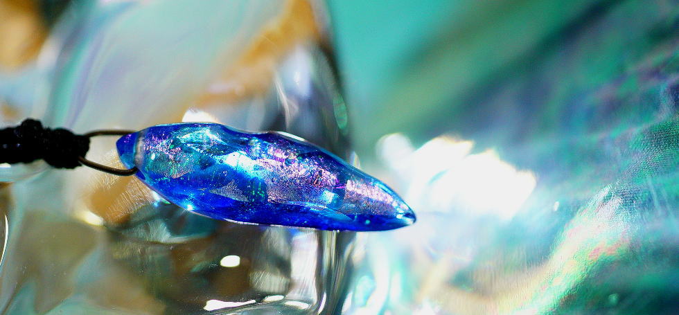 Aqua fang ～ 潮騒の煌き ～ ラフォルム ガラスジュエリー ガラスアクセサリー