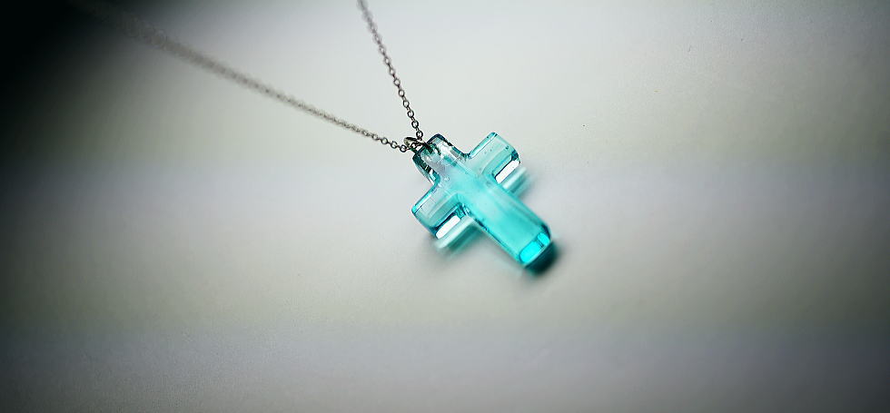 AQUA CROSS ラフォルム ガラスジュエリー ガラスアクセサリー