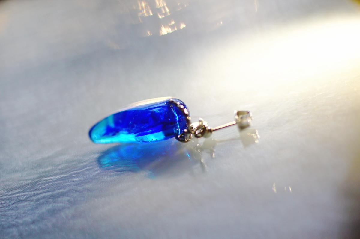 Blue Lagoon ～ 青の交響曲 ～ ラフォルム ガラスジュエリー ガラスアクセサリー