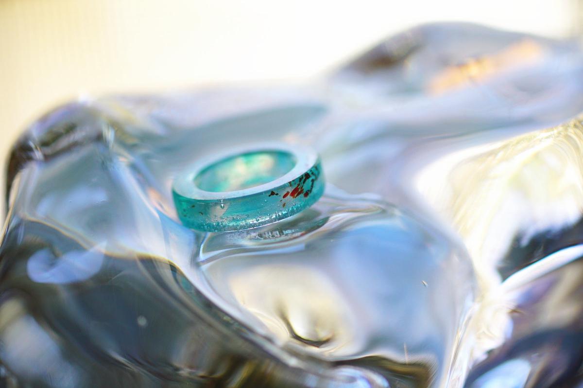 環 ～ 煌く海の記憶 ～ ラフォルム ガラスジュエリー ガラスアクセサリー