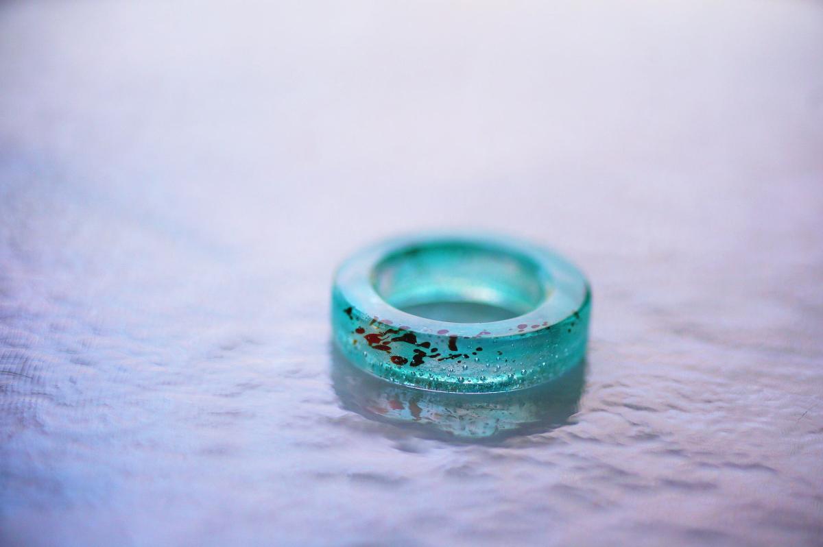 環 ～ 煌く海の記憶 ～ ラフォルム ガラスジュエリー ガラスアクセサリー