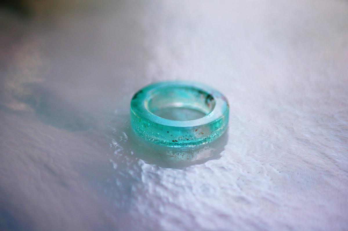 環 ～ 煌く海の記憶 ～ ラフォルム ガラスジュエリー ガラスアクセサリー