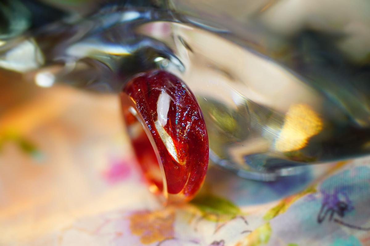 Gleam of Comet ～ 流星の煌き ～ ラフォルム ガラスジュエリー ガラスアクセサリー