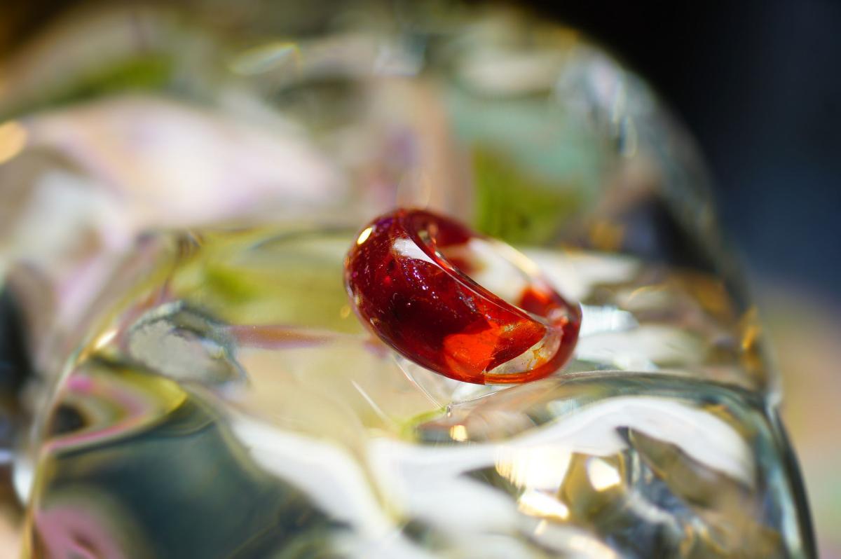 Gleam of Comet ～ 流星の煌き ～ ラフォルム ガラスジュエリー ガラスアクセサリー