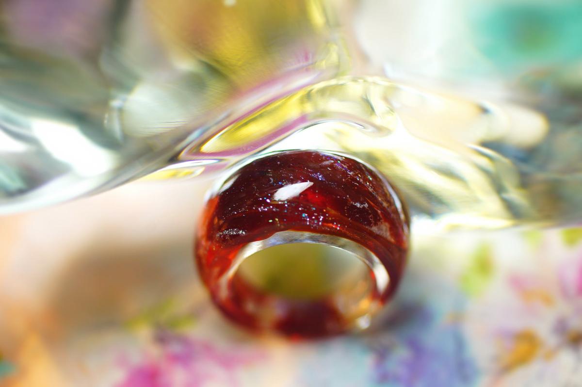 Gleam of Comet ～ 流星の煌き ～ ラフォルム ガラスジュエリー ガラスアクセサリー