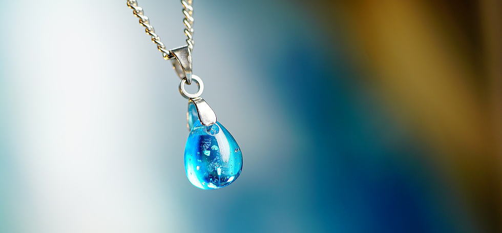 Pure petit drop ラフォルム ガラスジュエリー ガラスアクセサリー