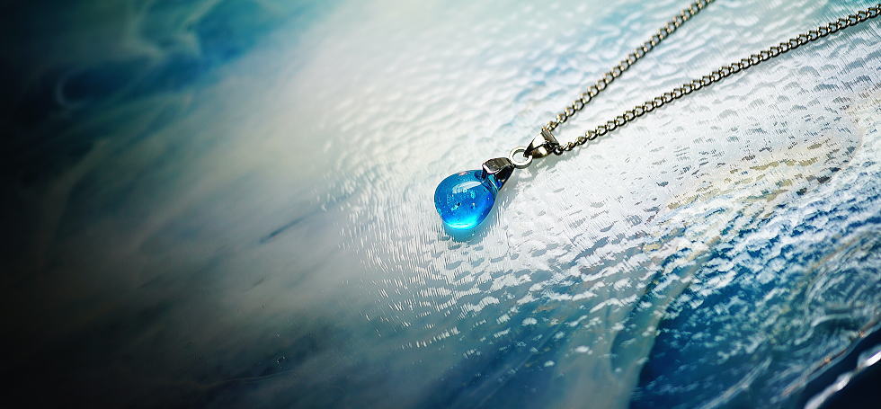 Pure petit drop ラフォルム ガラスジュエリー ガラスアクセサリー