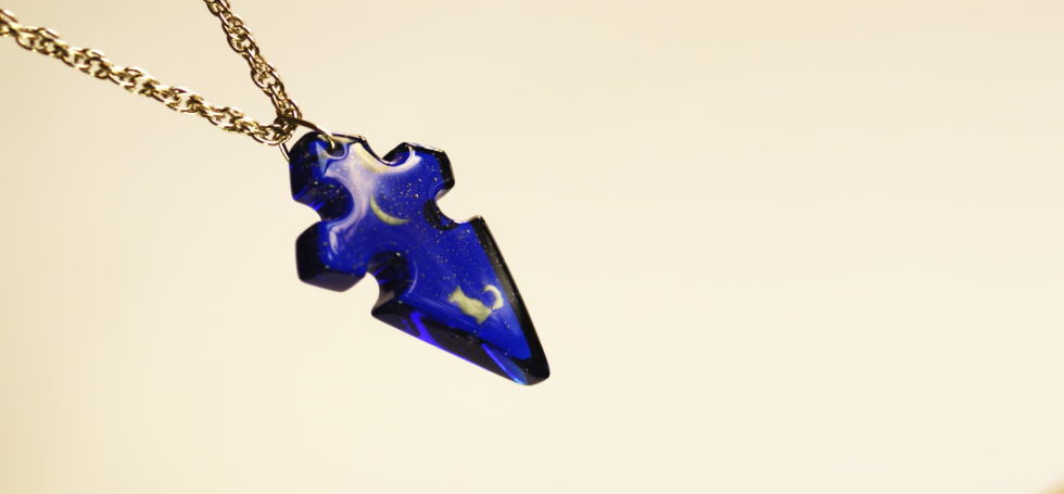 Moon of Luck ～ Starry night ～ ラフォルム ガラスジュエリー ガラスアクセサリー