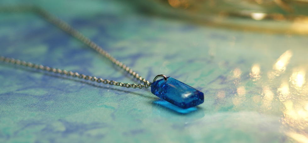 海色の宝箱 ～ 爽やかな思い出 ～ ラフォルム ガラスジュエリー ガラスアクセサリー