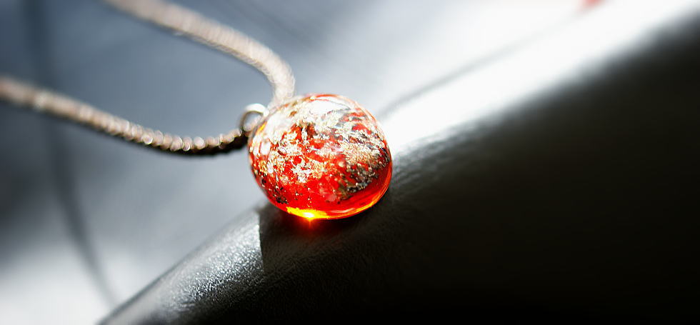 Sparkle Sun ラフォルム ガラスジュエリー ガラスアクセサリー