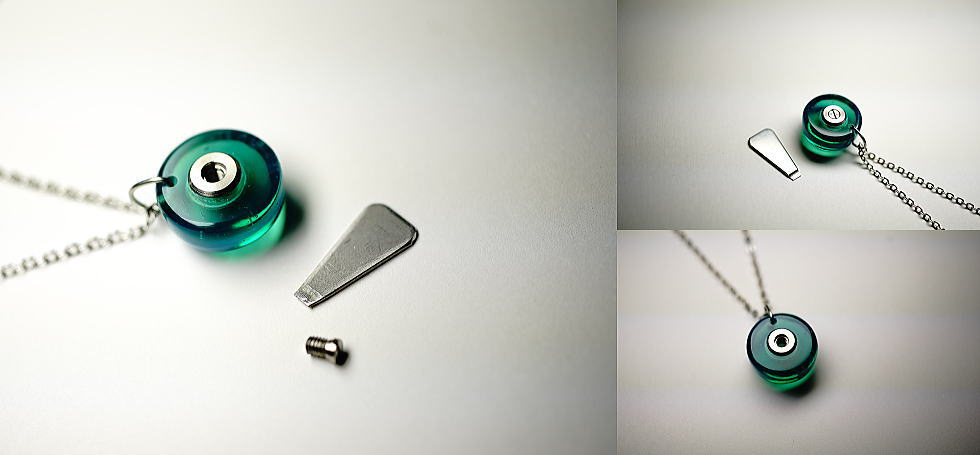 かんたん封入ペンダント / Memorial Dome ラフォルム ガラスジュエリー ガラスアクセサリー