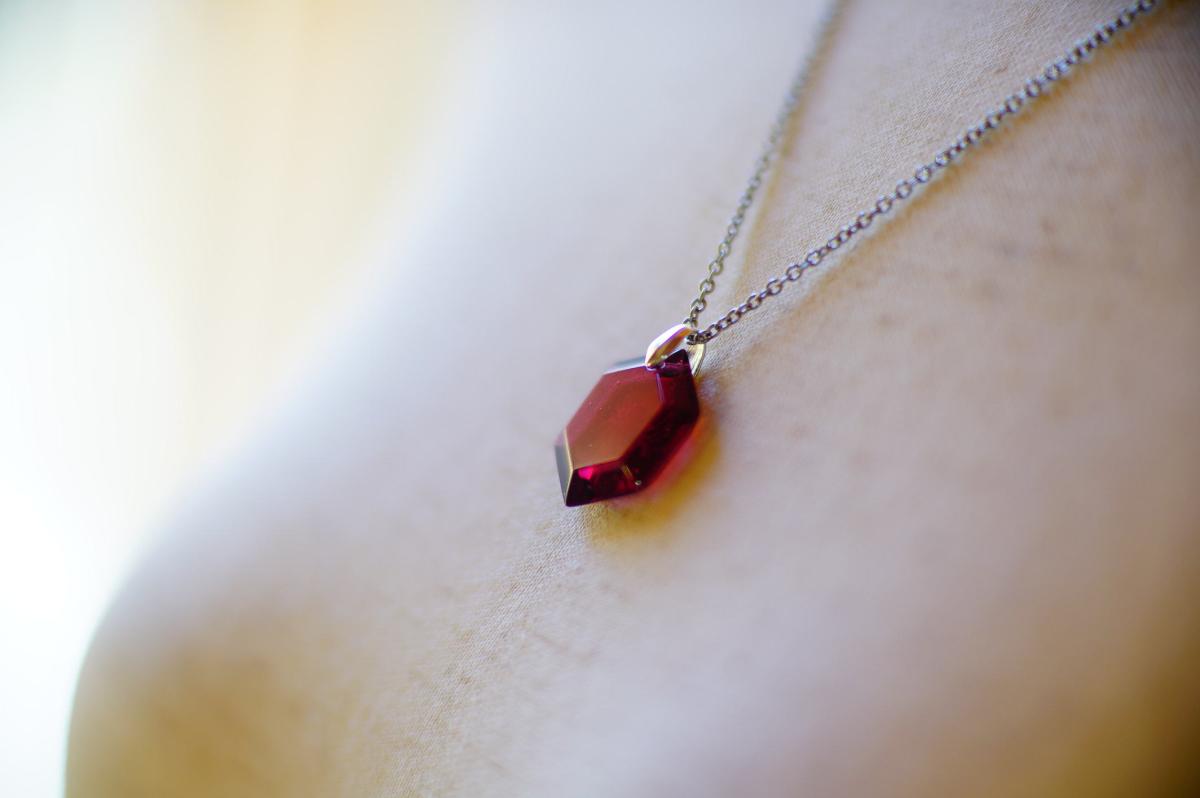 紅の曼珠沙華 ～ Eternal Bloom ～ ラフォルム ガラスジュエリー ガラスアクセサリー