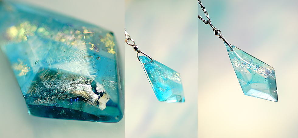 Time flow diamond ラフォルム ガラスジュエリー ガラスアクセサリー