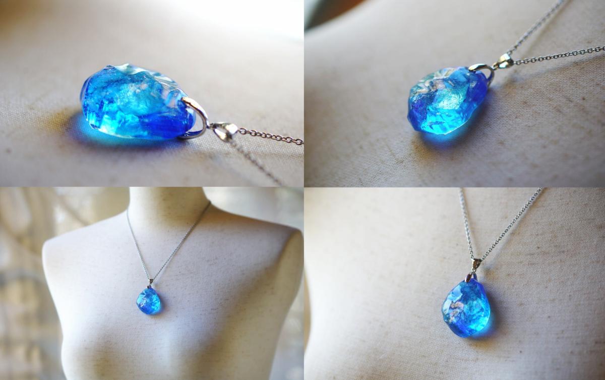 水の誕生 ～ 煌きの世界 ～ ラフォルム ガラスジュエリー ガラスアクセサリー