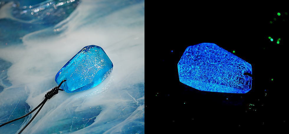 MIRACLE AQUA CRYSTAL ラフォルム ガラスジュエリー ガラスアクセサリー