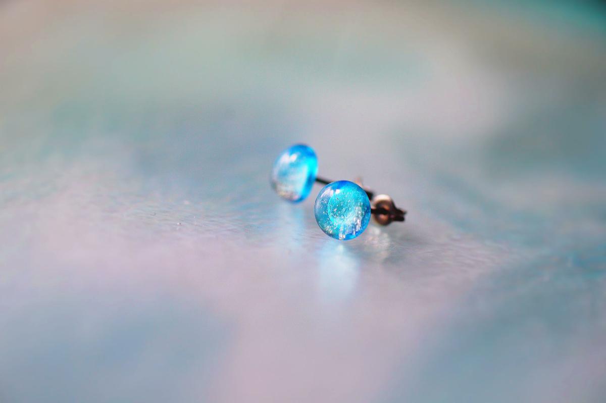 海の煌き ～ 光のしずく ～ ラフォルム ガラスジュエリー ガラスアクセサリー