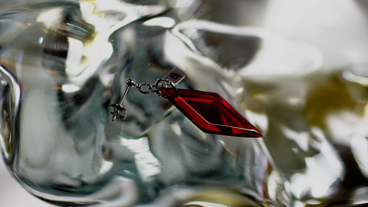 Passion rhombus ラフォルム ガラスジュエリー ガラスアクセサリー