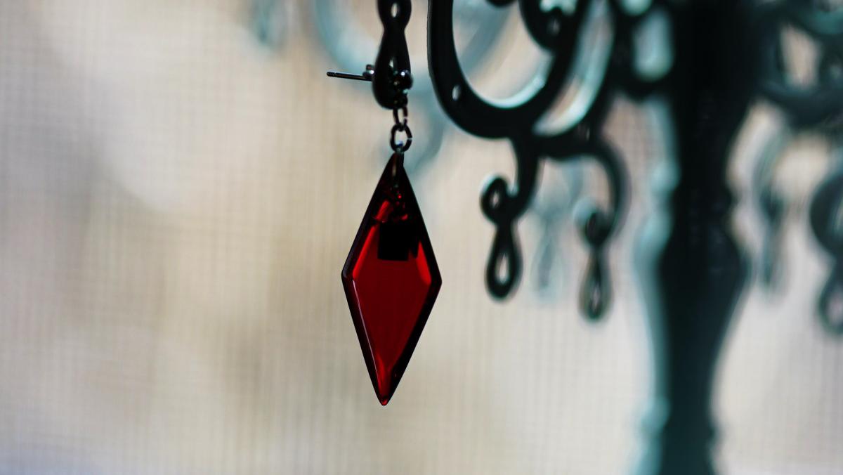 Passion rhombus ラフォルム ガラスジュエリー ガラスアクセサリー