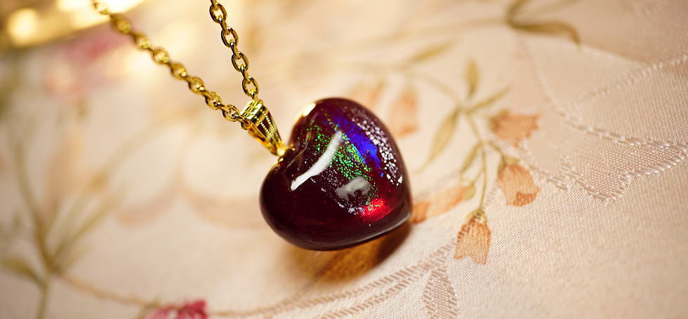 Forever in my heart ～ 流星の虹 ～ ラフォルム ガラスジュエリー ガラスアクセサリー