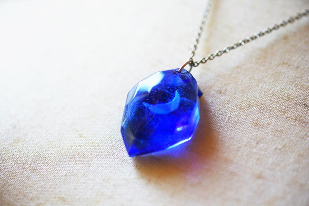 夜明けの海に映る月 ラフォルム ガラスジュエリー ガラスアクセサリー