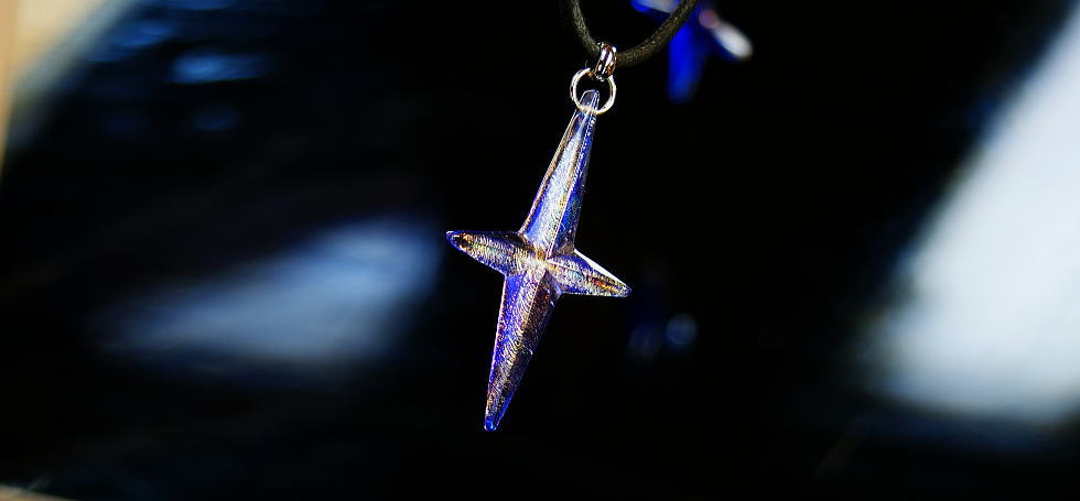 Great cross star ラフォルム ガラスジュエリー ガラスアクセサリー