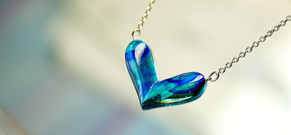 Various blue sea of Heart