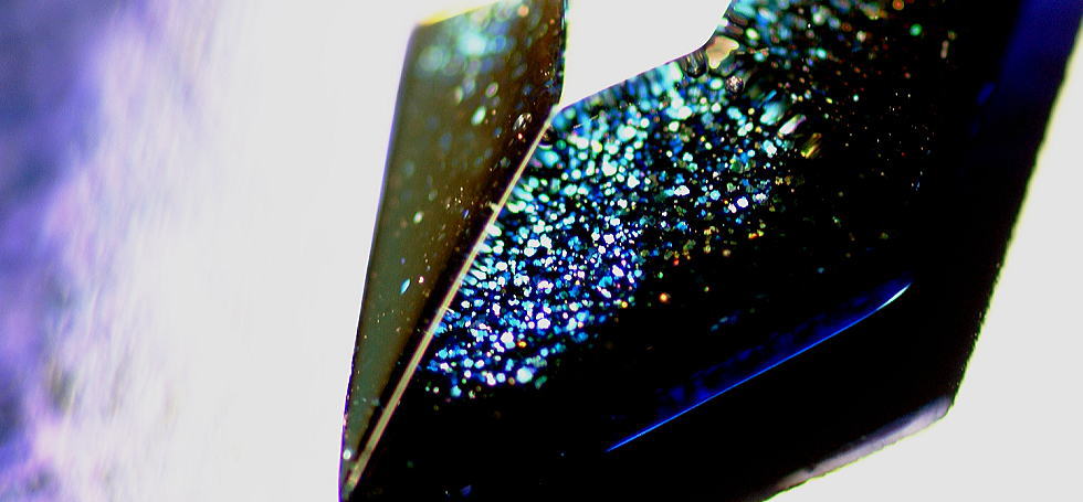 Sparkle blue diamond ～ 煌き  ～ ラフォルム ガラスジュエリー ガラスアクセサリー