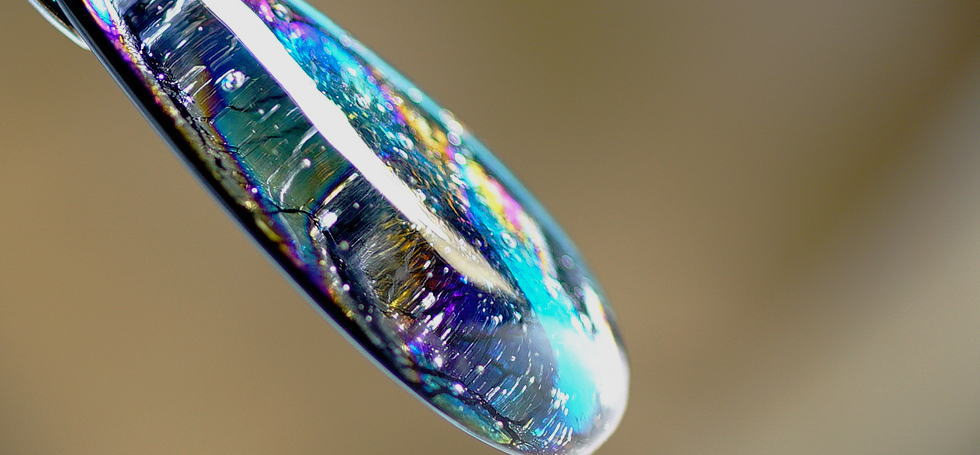 Aurora of Aquamarine sea ラフォルム ガラスジュエリー ガラスアクセサリー