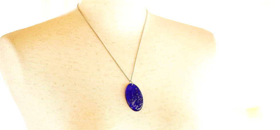Oval galaxy ラフォルム ガラスジュエリー ガラスアクセサリー