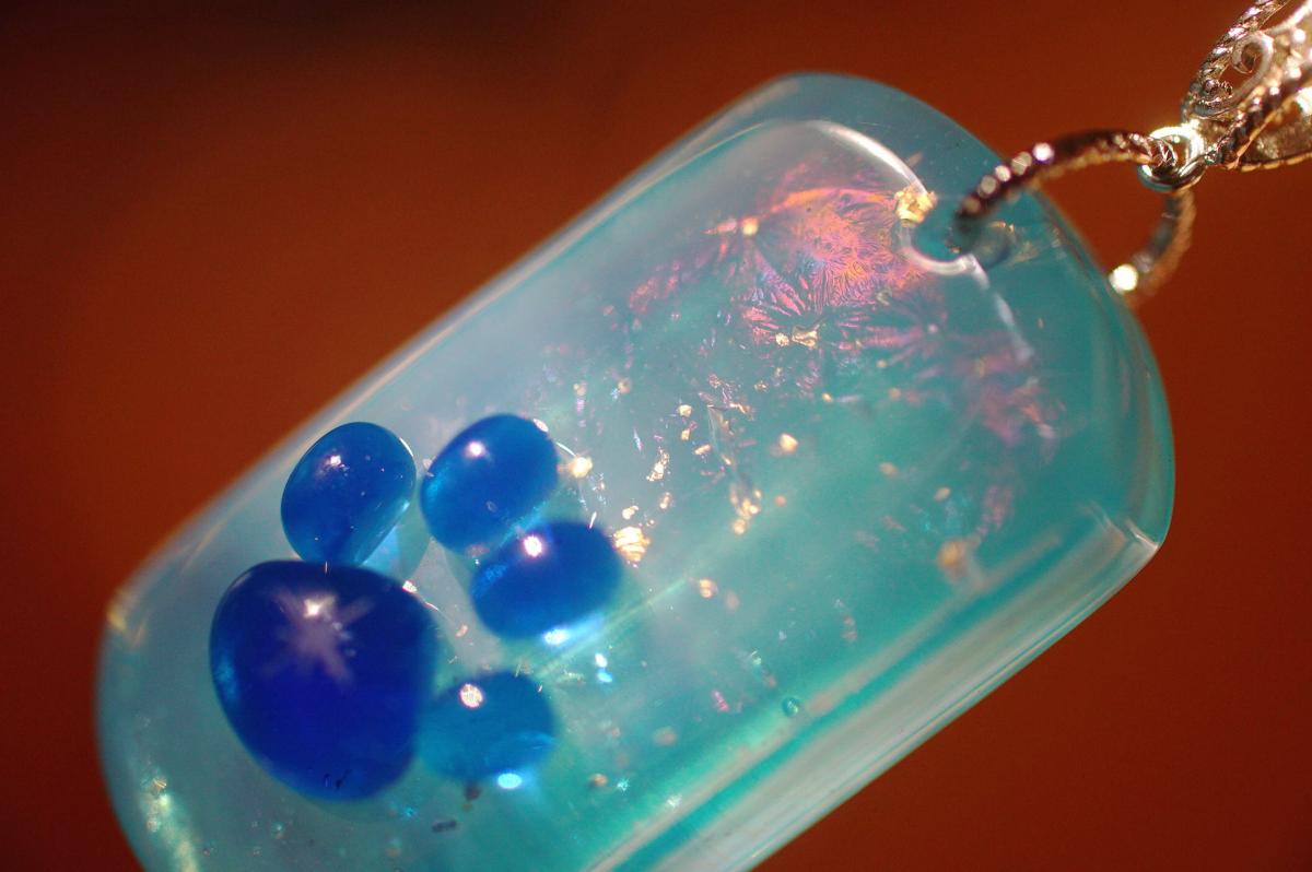 Stellar Paw Tag ラフォルム ガラスジュエリー ガラスアクセサリー