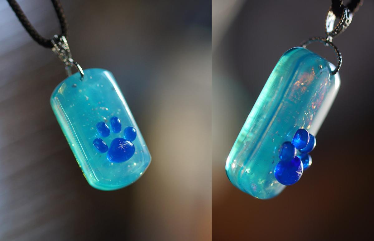 Stellar Paw Tag ラフォルム ガラスジュエリー ガラスアクセサリー