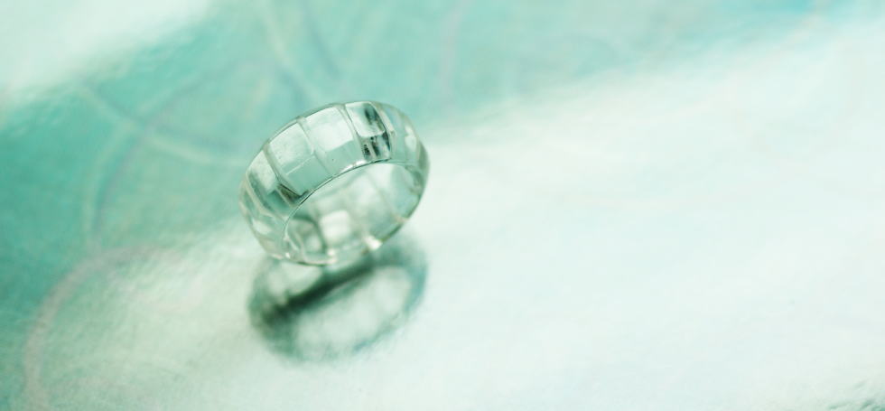 PURE CRYSTAL RING ラフォルム ガラスジュエリー ガラスアクセサリー