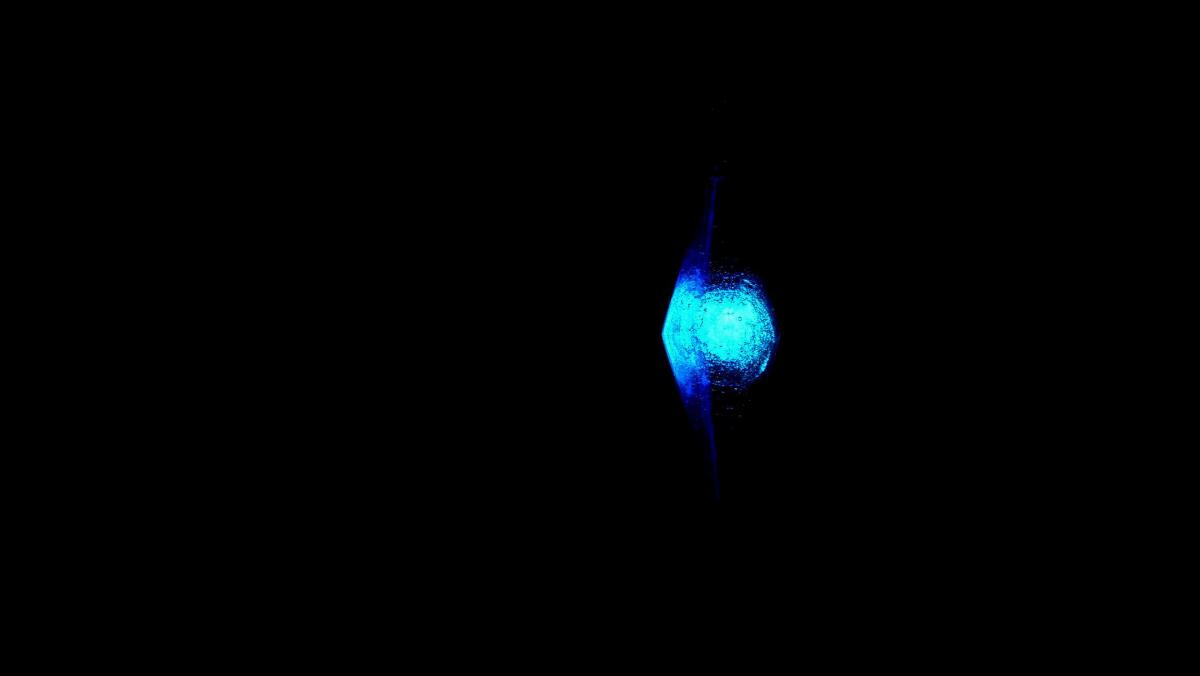 Dreamblue ～ ムーンライトⅡ ～ ラフォルム ガラスジュエリー ガラスアクセサリー