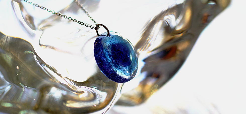 Eternal blue eye ラフォルム ガラスジュエリー ガラスアクセサリー