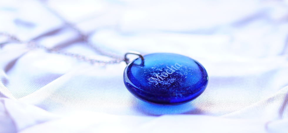 Eternal blue eye ラフォルム ガラスジュエリー ガラスアクセサリー