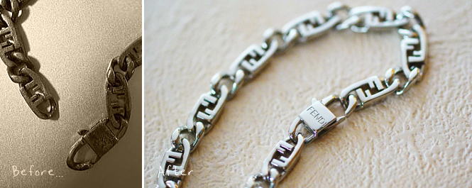 アクセサリーの修理・リフォームを承ります。