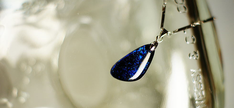 Blue shining object ラフォルム ガラスジュエリー ガラスアクセサリー