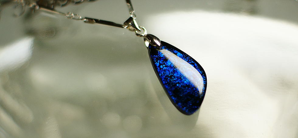 Blue shining object ラフォルム ガラスジュエリー ガラスアクセサリー