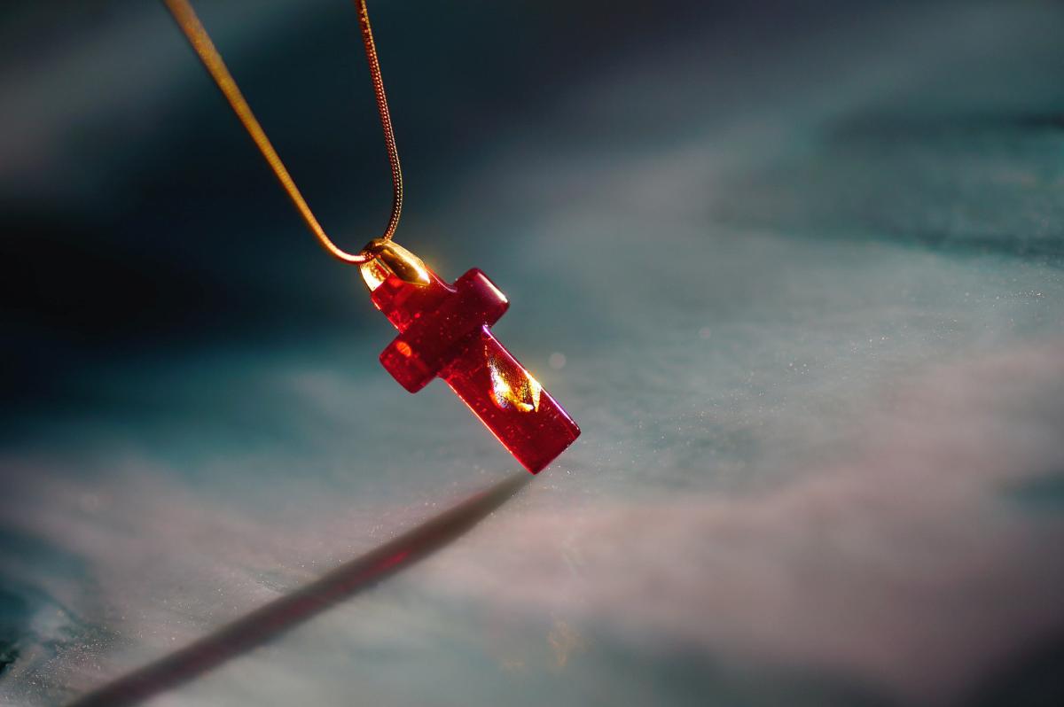 炎の祈り ～ Red Flame ～ ラフォルム ガラスジュエリー ガラスアクセサリー