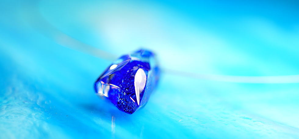 BLUE ROCK ICE ラフォルム ガラスジュエリー ガラスアクセサリー