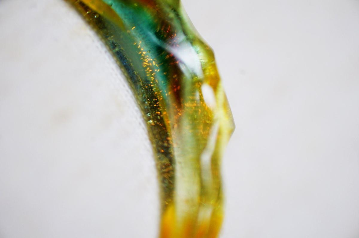 上弦の月 ～ 雪月花 ～ ラフォルム ガラスジュエリー ガラスアクセサリー