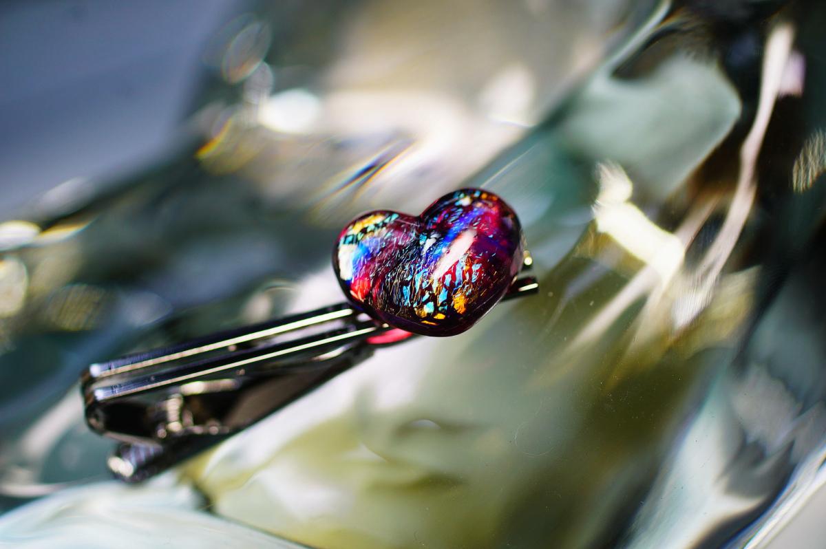 Cool feminine ～ Radiant Heart ～ ラフォルム ガラスジュエリー ガラスアクセサリー