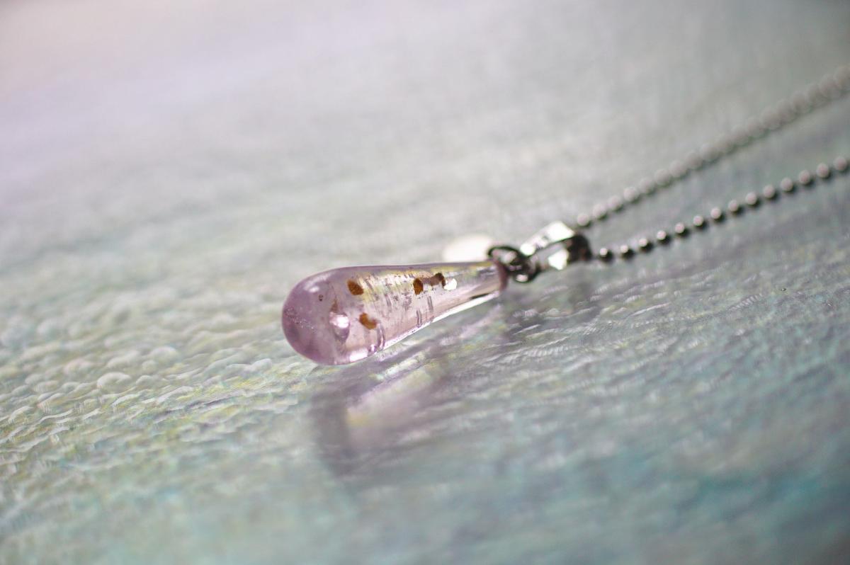 淡き恋心 / しずく ラフォルム ガラスジュエリー ガラスアクセサリー