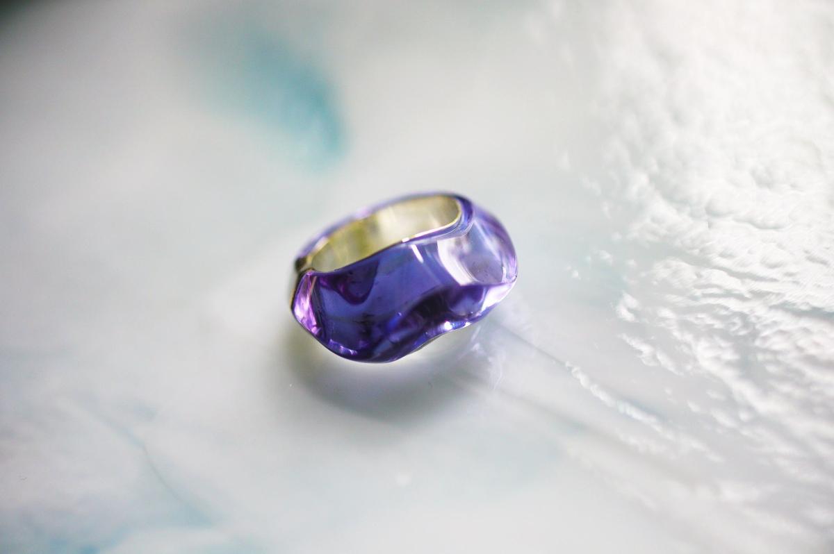 Eternal Harmony ～ Violet Reflection ～ ラフォルム ガラスジュエリー ガラスアクセサリー