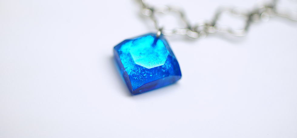 Island blue jewel ラフォルム ガラスジュエリー ガラスアクセサリー