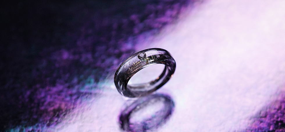 Engagement ring (From Y to A) ラフォルム ガラスジュエリー ガラスアクセサリー