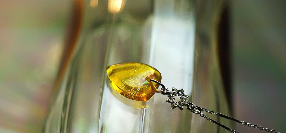 Yellow bullet ラフォルム ガラスジュエリー ガラスアクセサリー