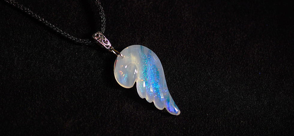 Angel's wing ラフォルム ガラスジュエリー ガラスアクセサリー