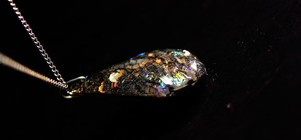 銀河に煌く流星群 ラフォルム ガラスジュエリー ガラスアクセサリー