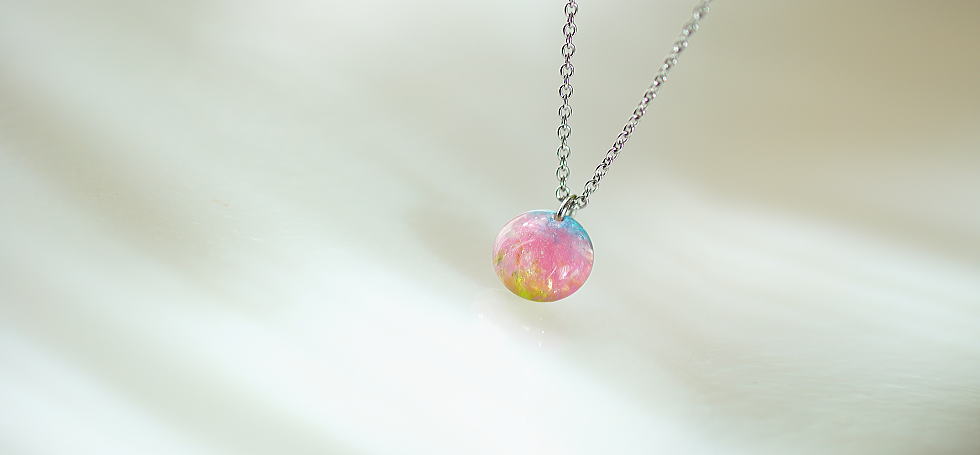 春夢の中で ～ ペンダント ～ ラフォルム ガラスジュエリー ガラスアクセサリー